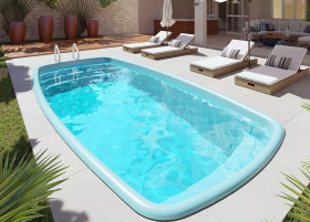 Piscinas en fibra de vidrio medianas